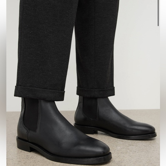 All Saints Shoes Allsaints Mens Eli Pull On Chelsea Boots